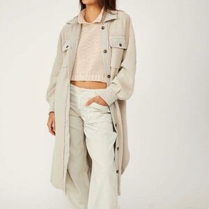 Free People Long Ruby Jacket